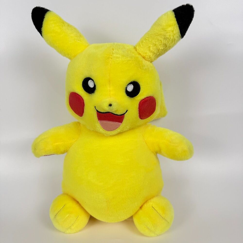 BAB Pokemon Pikachu Build A Bear Workshop Yellow Plush Stuffed Bear